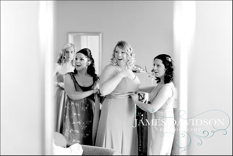 priory hall wedding 007 excited bridesmaids