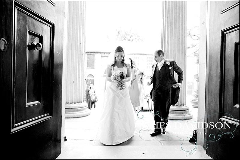 priory hall wedding 018 calm before entering church