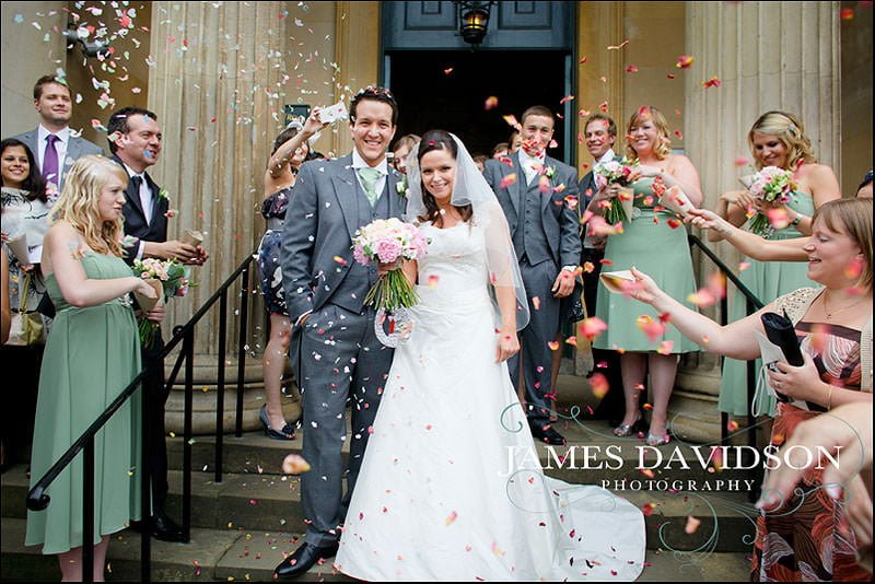 priory hall wedding 023 confetti at a wedding